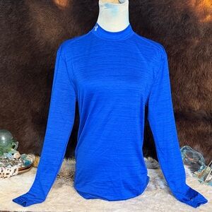 Vibrant Blue Long Sleeve Tee L (3348)